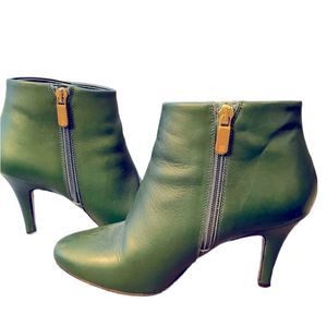 Forest Green Ankle Boots (Size 37)
